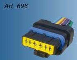 696 - FICHA 6 VIAS CUERPO MARIPOSA CITROEN - PEUGEOT - RENAULT